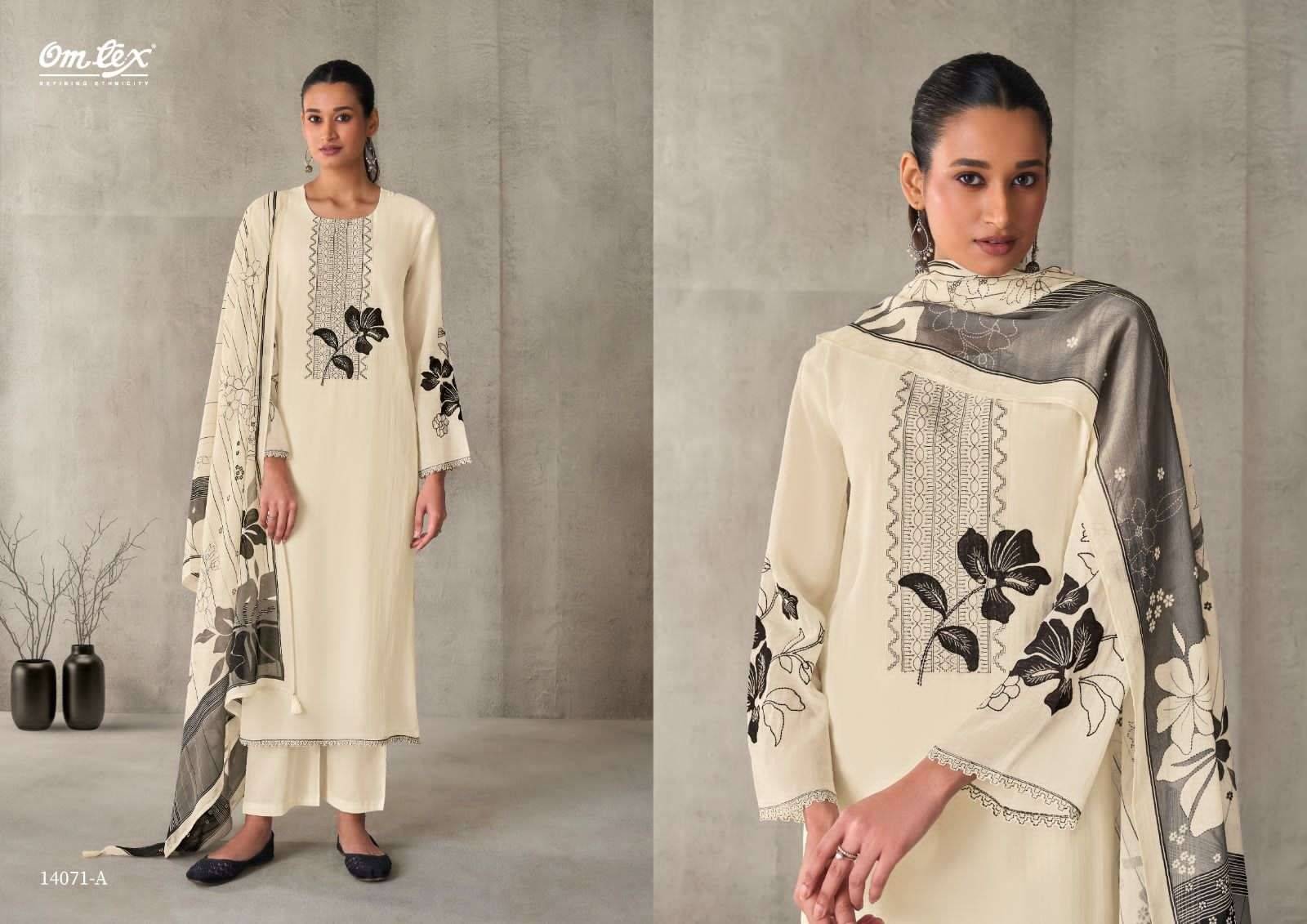TIANAAYA By OMTEX 14071 Series Beautiful Festive Suits Stylish Colorful Fancy Casual Wear PREMIUM MAL CHANDERI SILK Dresses At Wholesale Price